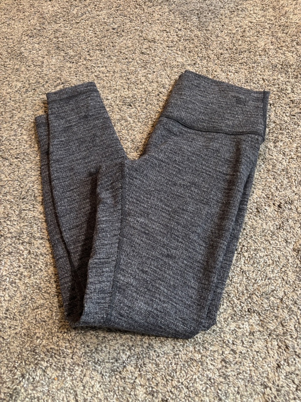 lululemon athletica Gray Heather High-Rise Leggings